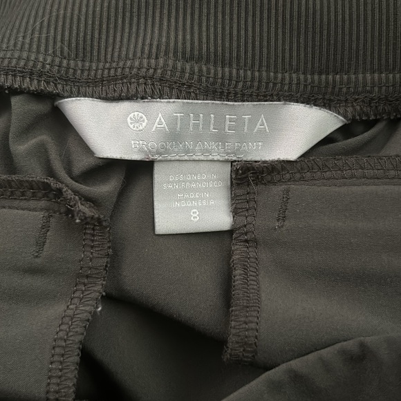Athleta Brooklyn ankle pants moss size 8 - Picture 6 of 7
